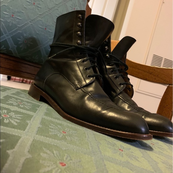 Fratelli Rossetti Leather Granny Boots - Picture 3 of 7